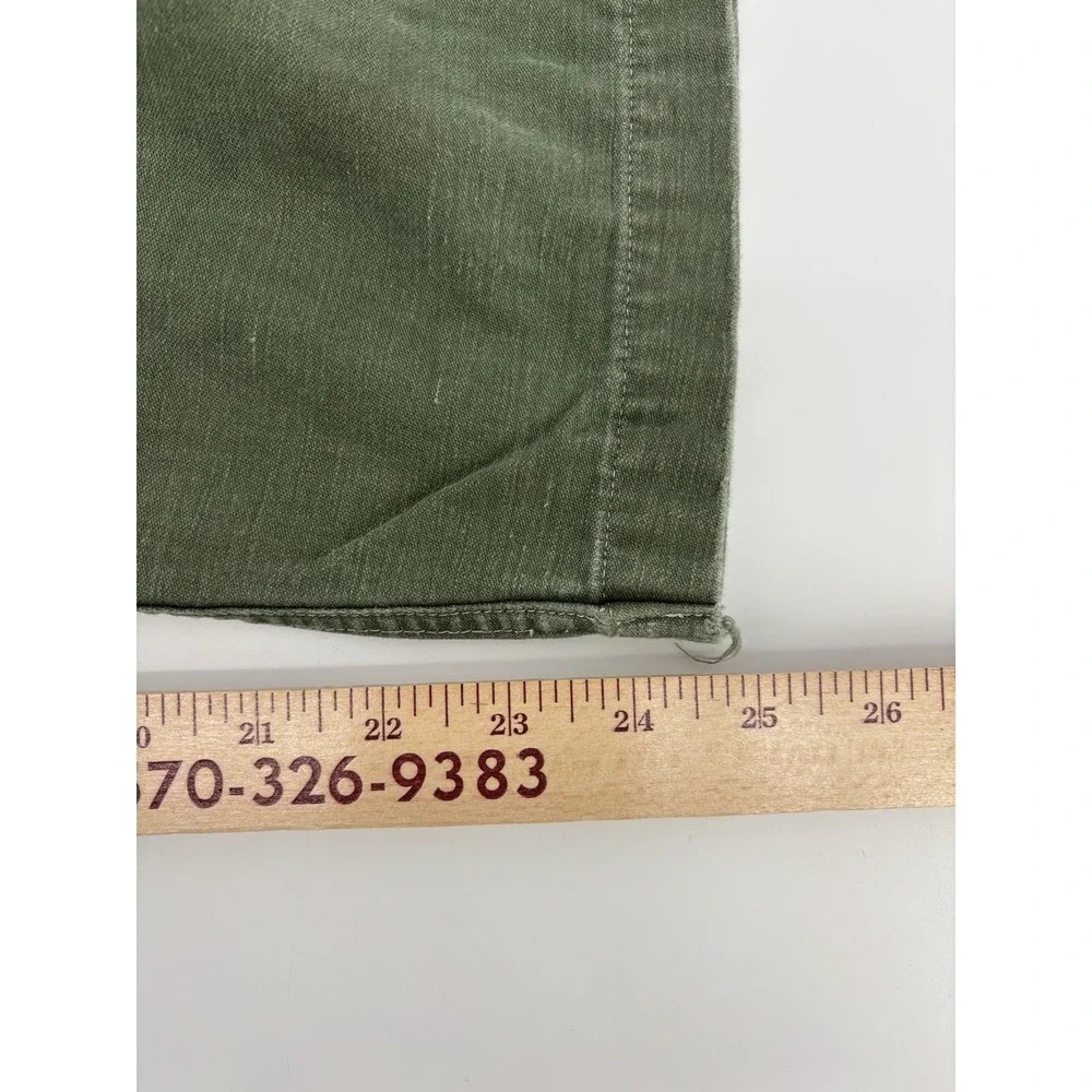 US Army OG-107 Type I Fatigue Pants Trousers Vietnam Cotton Sateen Green 30x28
